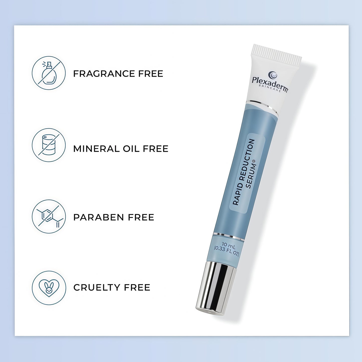 Plexaderm Rapid Reduction Serum - Visibly Reduces Under-Eye Bags & Wrinkles | Instant eye serum that visibly reduces under-eye bags, puffiness, wrinkles & dark circles in minutes, lasting up to 10 hours
