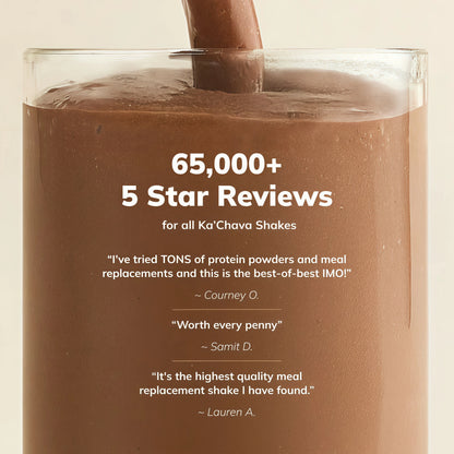 Ka’Chava Whole Body Meal Shake Chocolate 2 lb – Vegan Protein Powder with 85+ Superfoods & Greens – Plant-Based Meal Replacement with Probiotics & Digestive Enzymes – Gluten & Dairy Free (15 Servings)