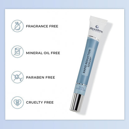 Plexaderm Rapid Reduction Serum - Visibly Reduces Under-Eye Bags & Wrinkles | Instant eye serum that visibly reduces under-eye bags, puffiness, wrinkles & dark circles in minutes, lasting up to 10 hours